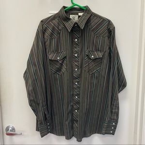 Corral West Ranch Wear Long Sleeve Button Down Mens XL